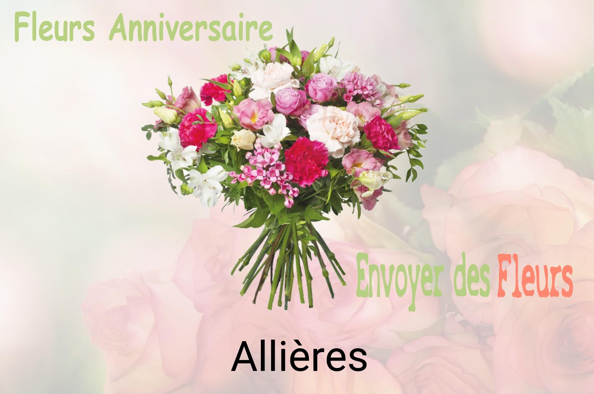 Bouquet de fleurs d’anniversaire livré à Allières